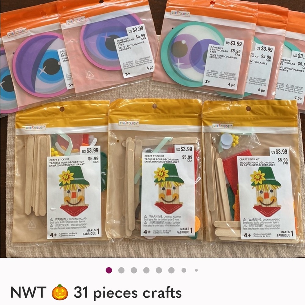 NWT Fall & Thanksgiving DIY kids crafts